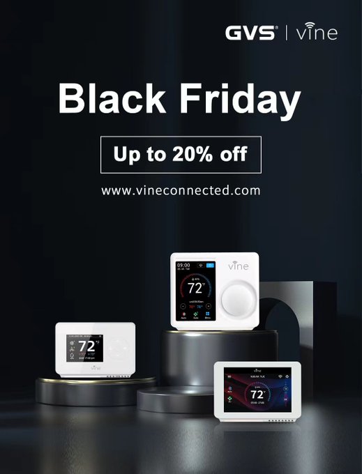 Up to 20% off for Black Friday, click below link and get good thermostat for your home. 
